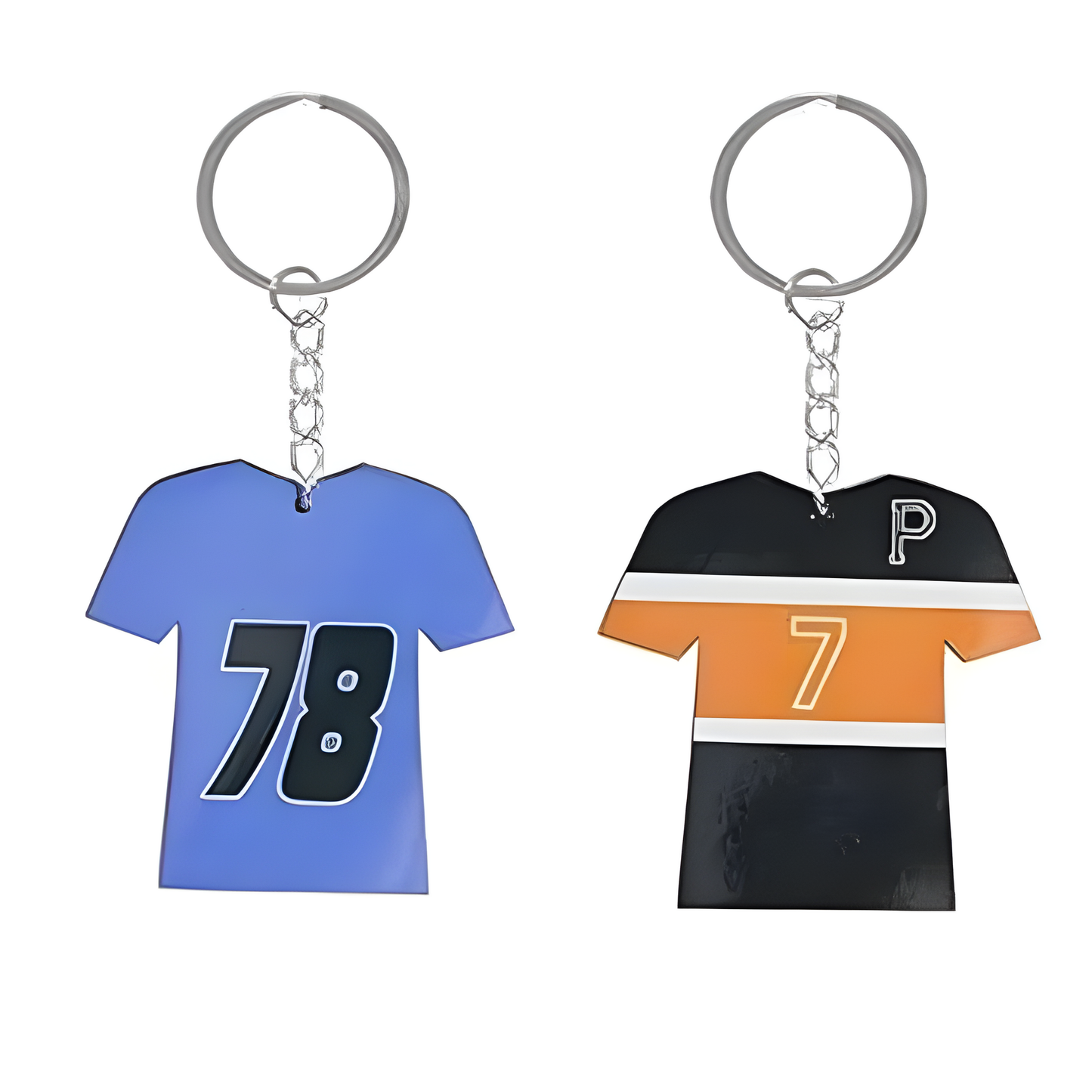 Custom MDF Jersey Keychain
