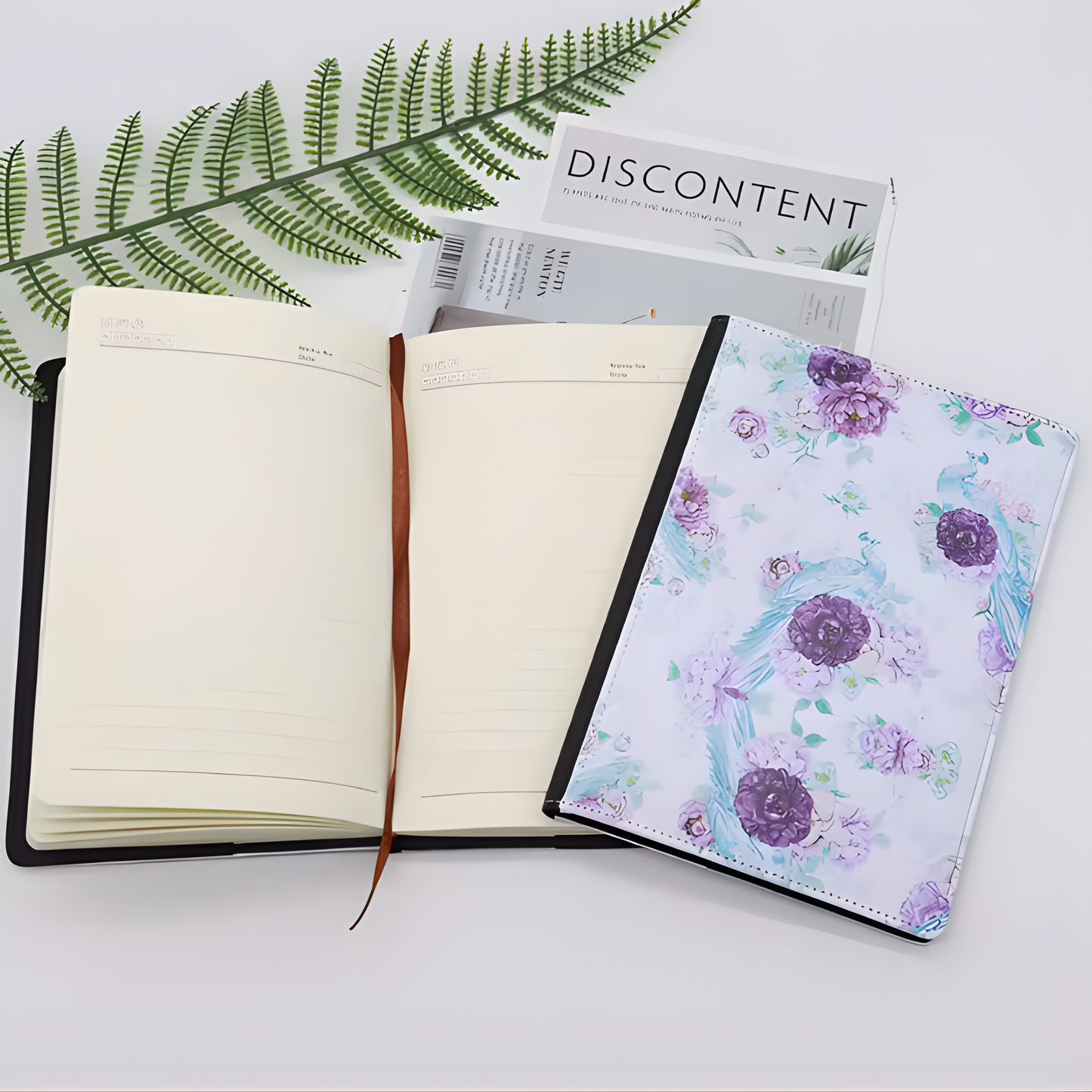 Custom A5 Black Spine Notebook