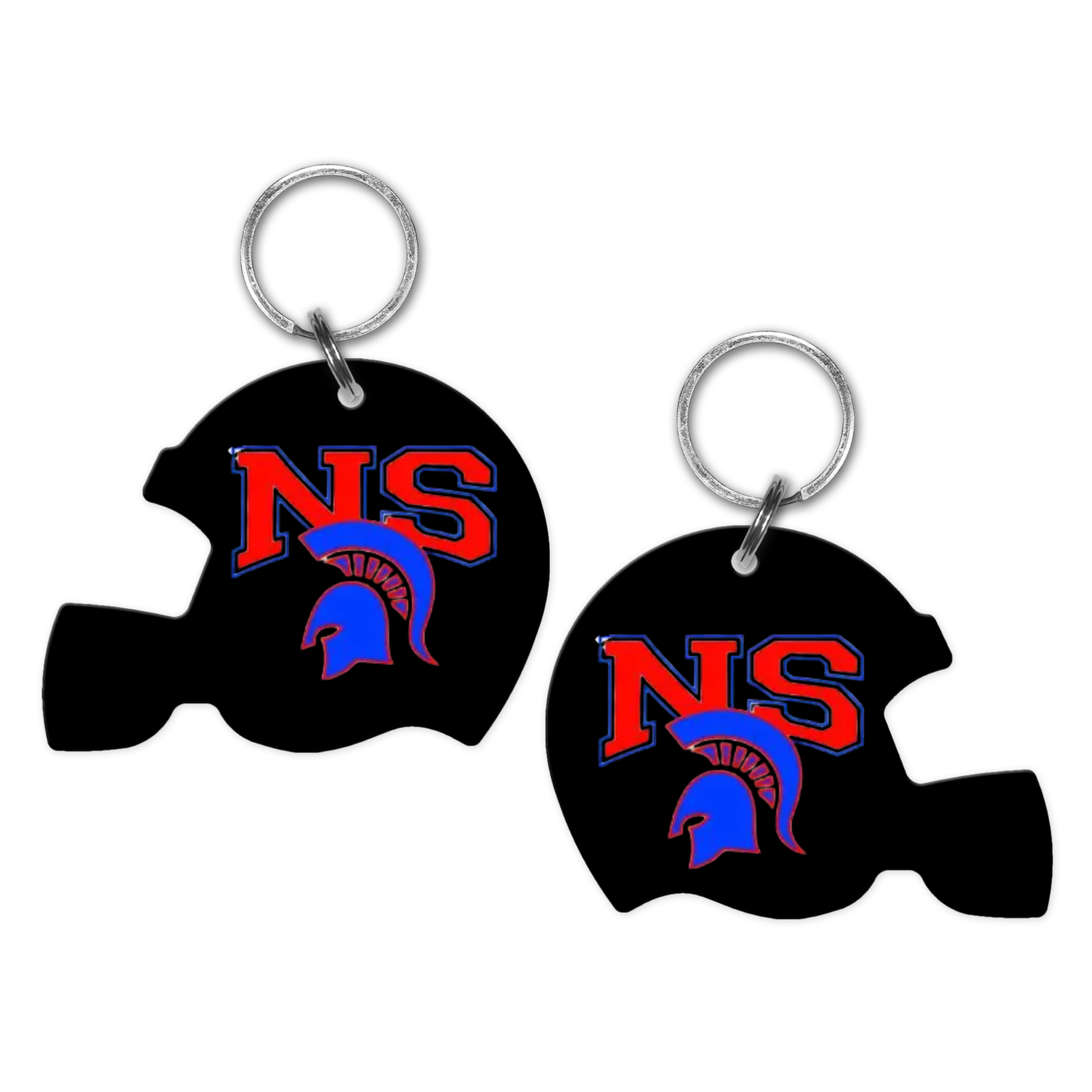 Custom Helmet Shaped Keychain