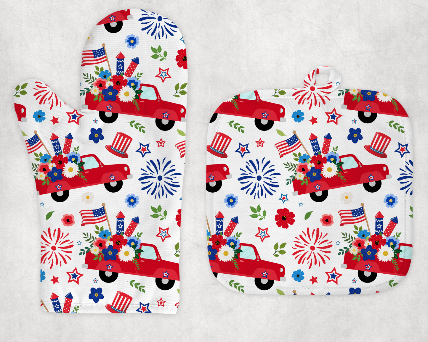 Custom Oven Mitt & Pot Holder Set