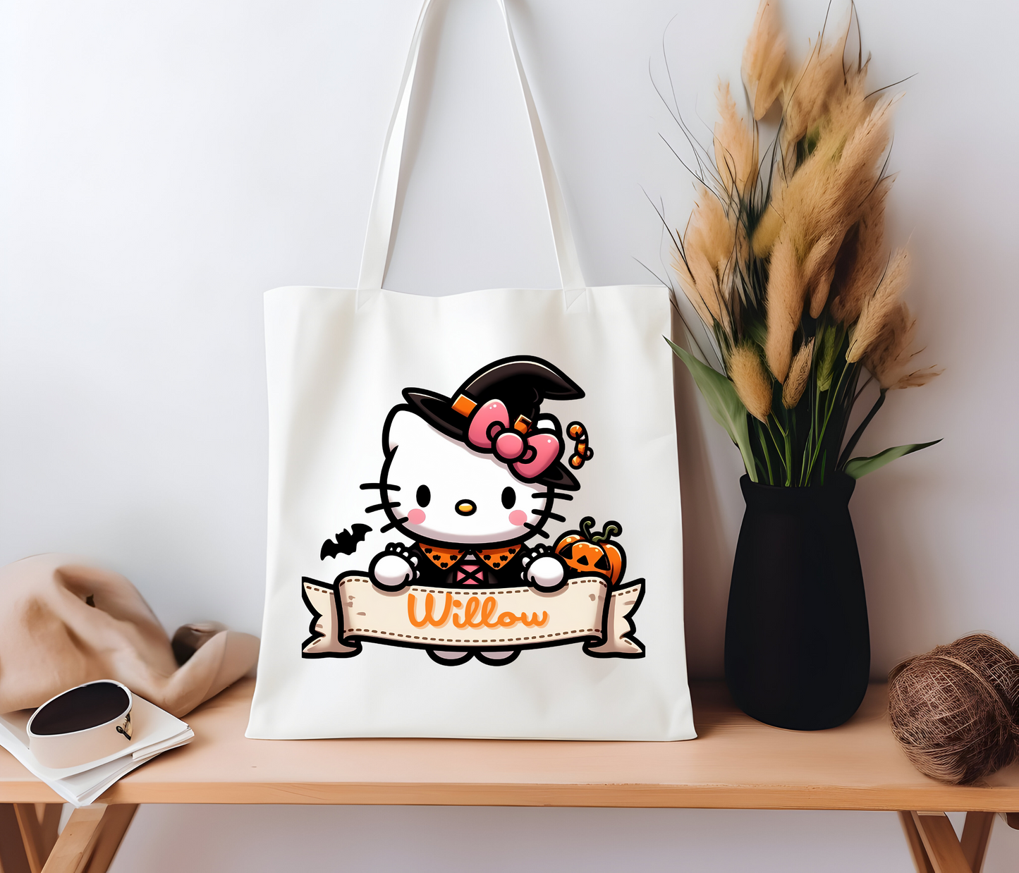 Custom Hello Kitty Custom Trick or Treat Tote