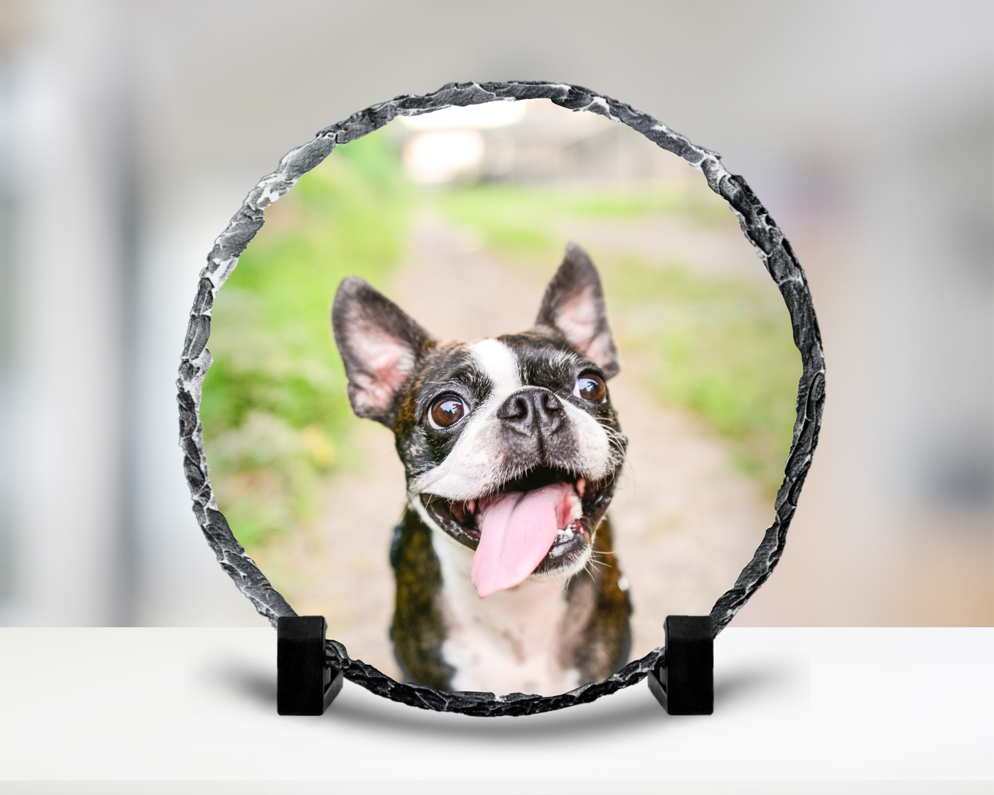 Custom Photo Slate - Round