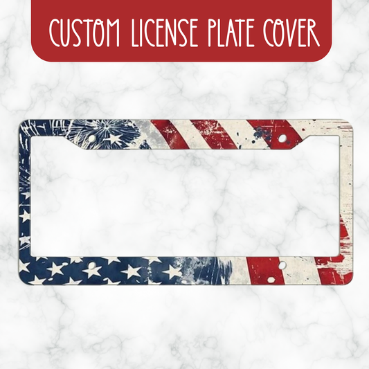 Custom License Plate Cover