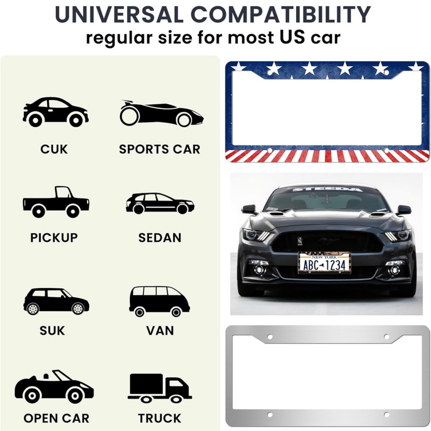 Custom License Plate Cover