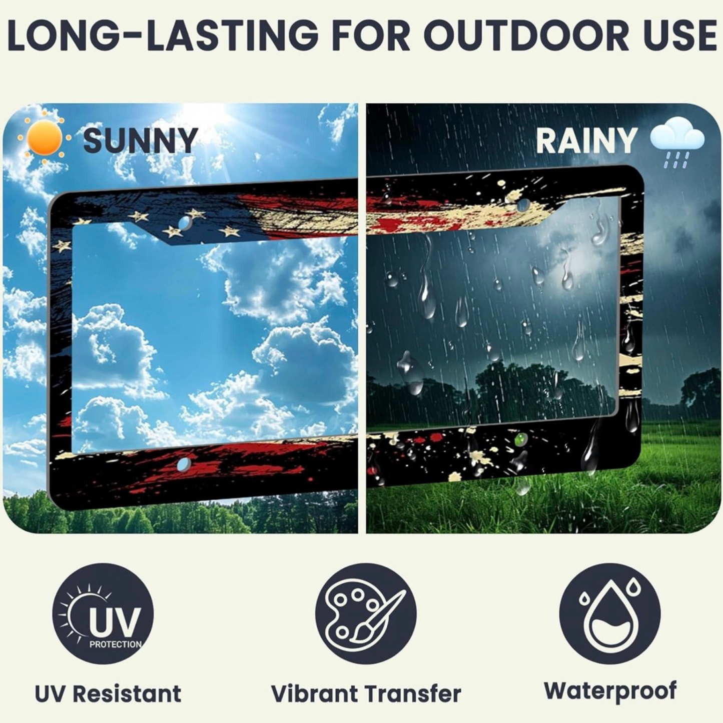 Custom License Plate Cover