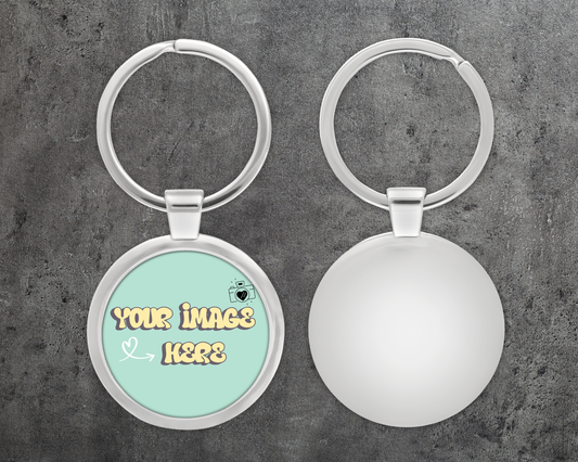 Custom Metal Photo Keychain
