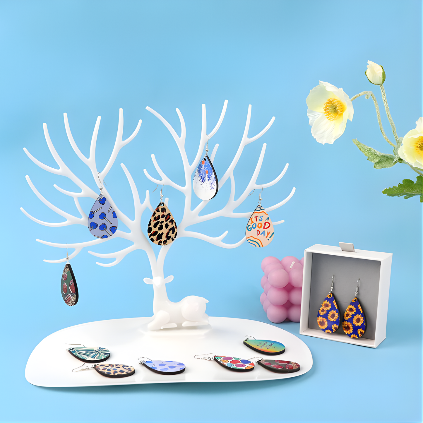 Custom Teardrop Earrings