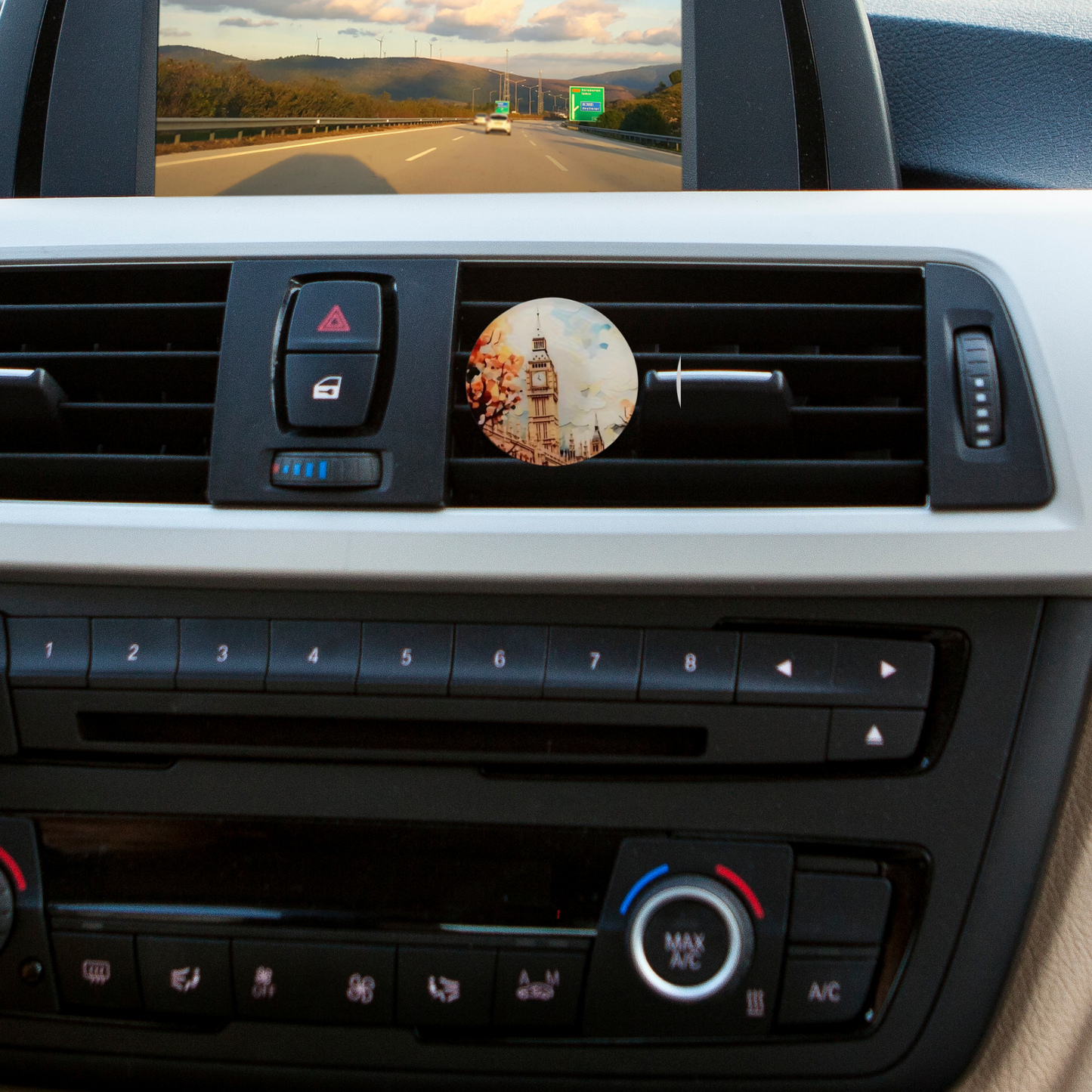 Custom Round Air Vent Clip Air Freshner