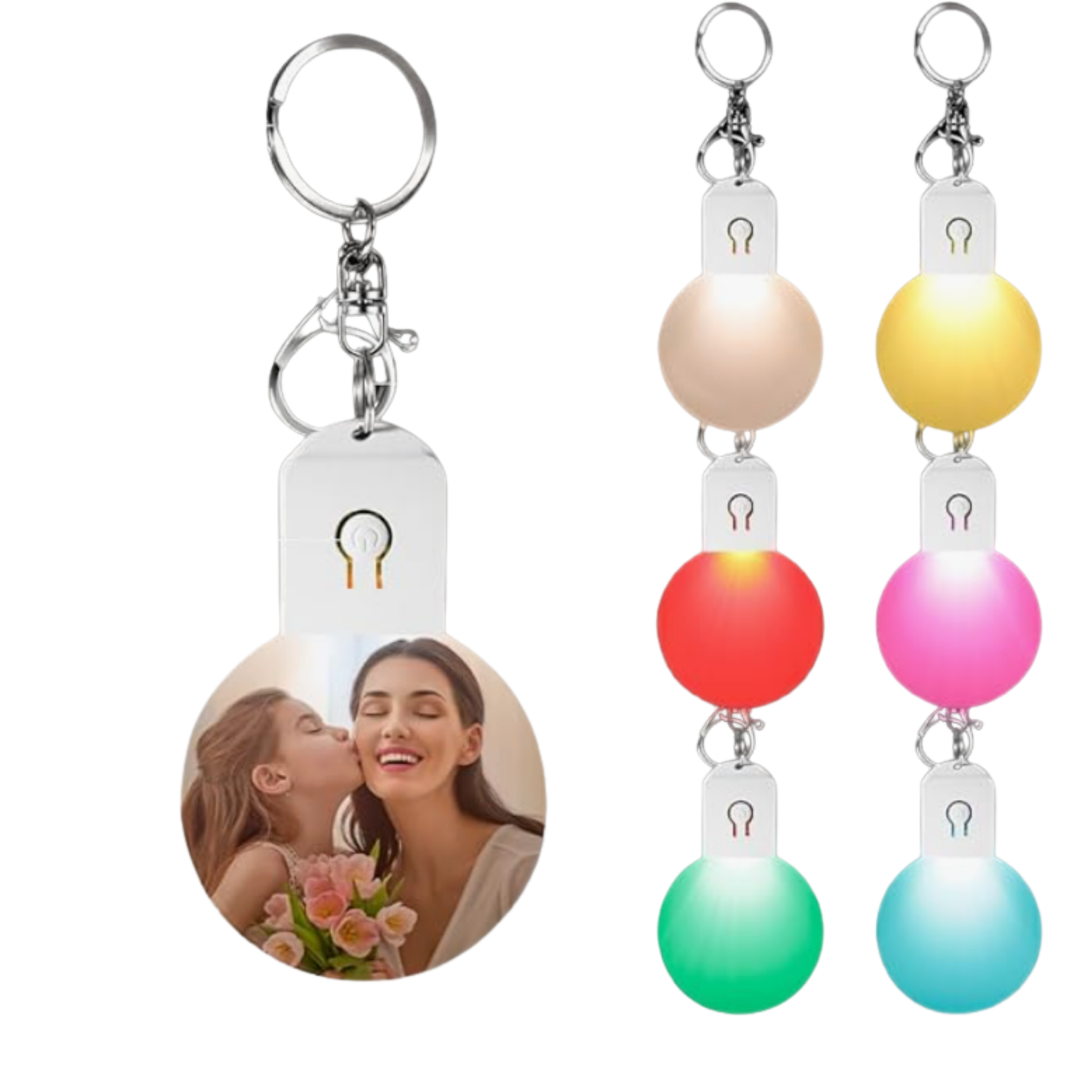 Custom Acrylic LED Keychain