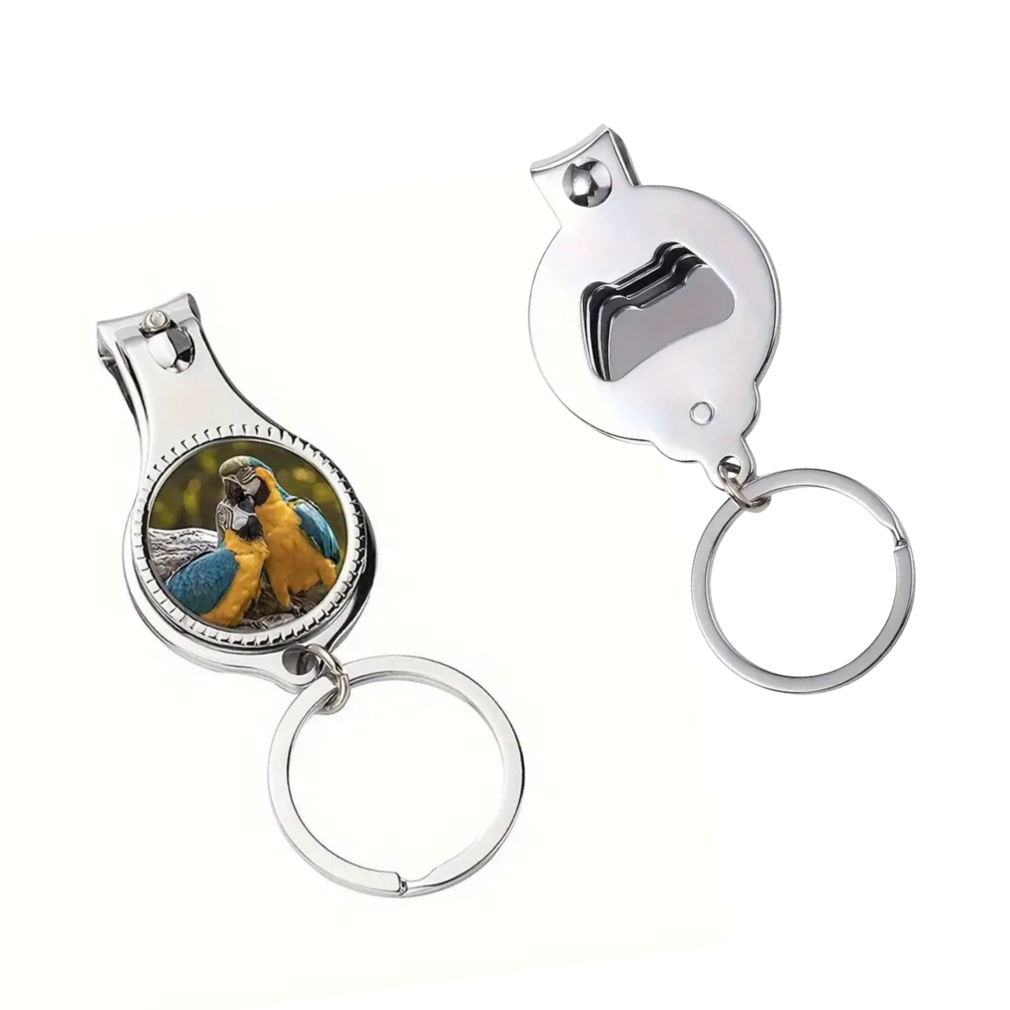 Custom Bottle Opener & Nail Clipper Keychain