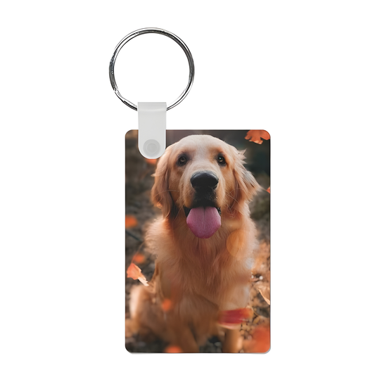 Custom Metal Rectangle Keychain