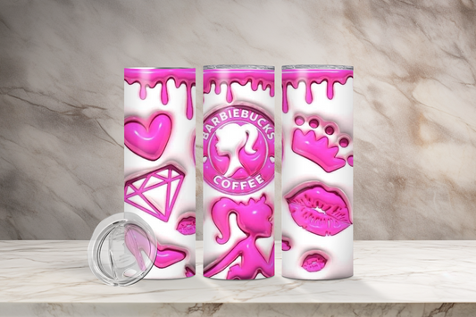 Starbucks Barbie Puff Tumbler