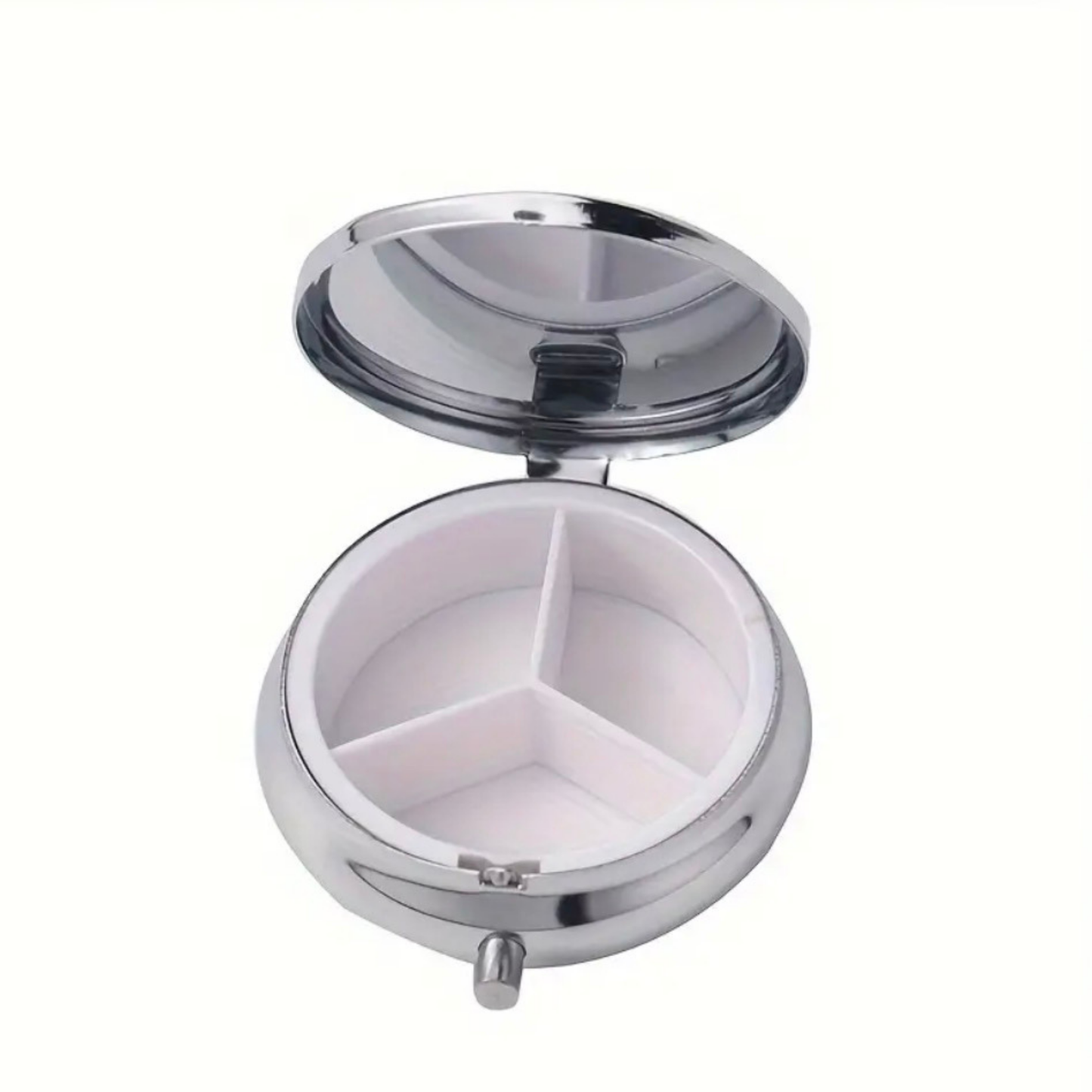 Custom Round Metal Pill Box