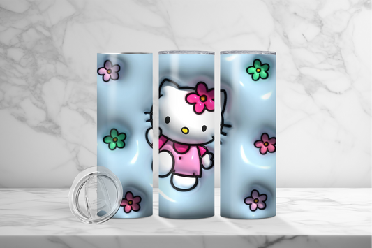 Blue Hello Kitty Puff Tumbler