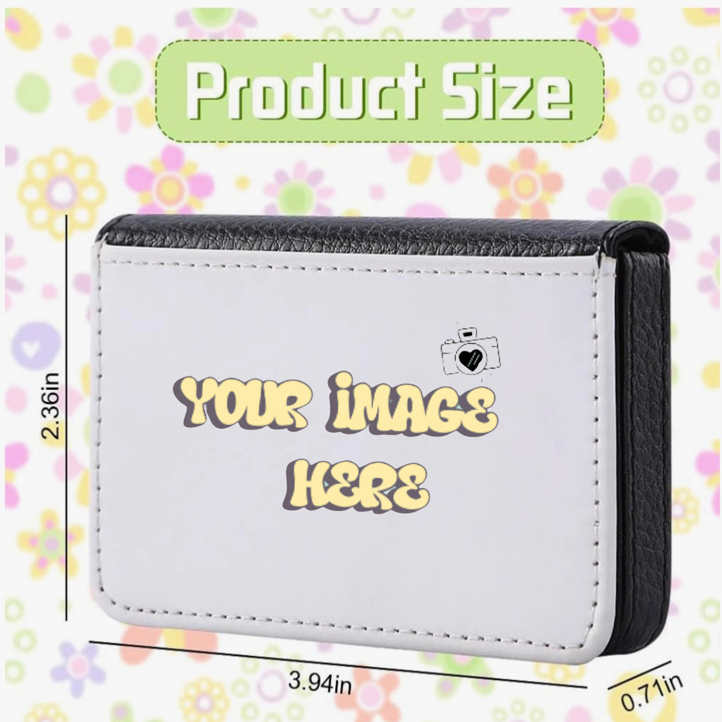 Custom PU Leather Business Card Case