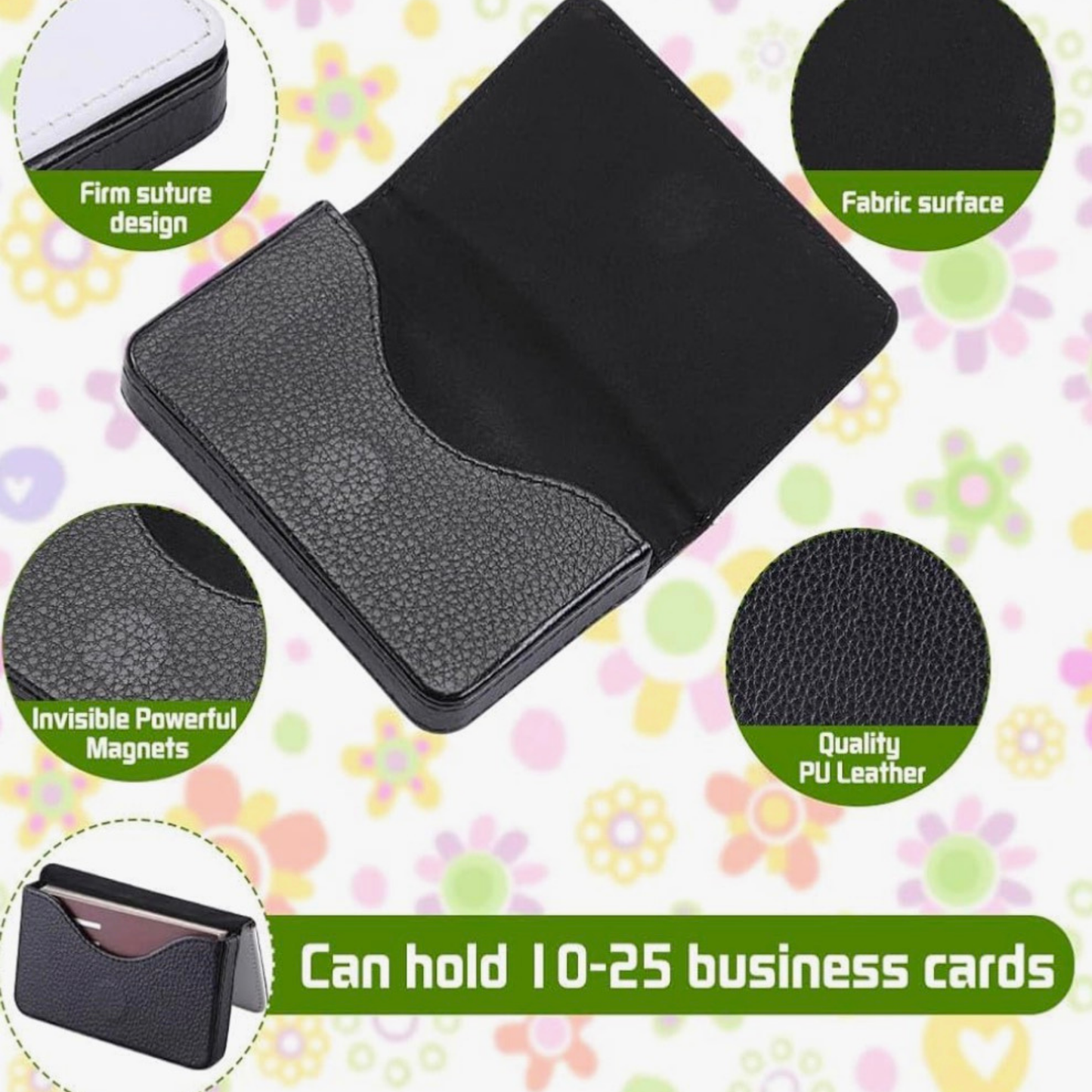 Custom PU Leather Business Card Case