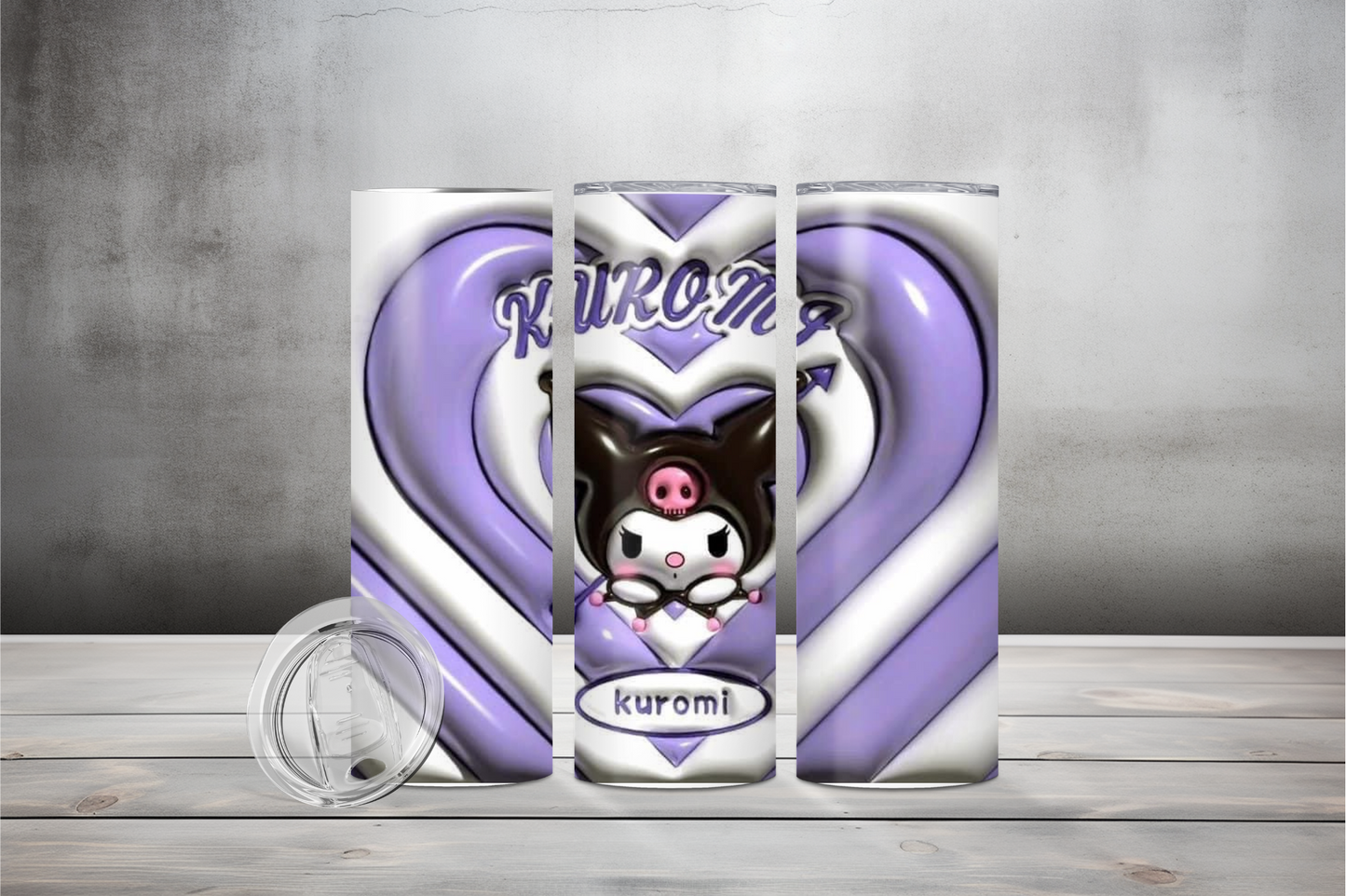 Kuromi Puff Tumbler