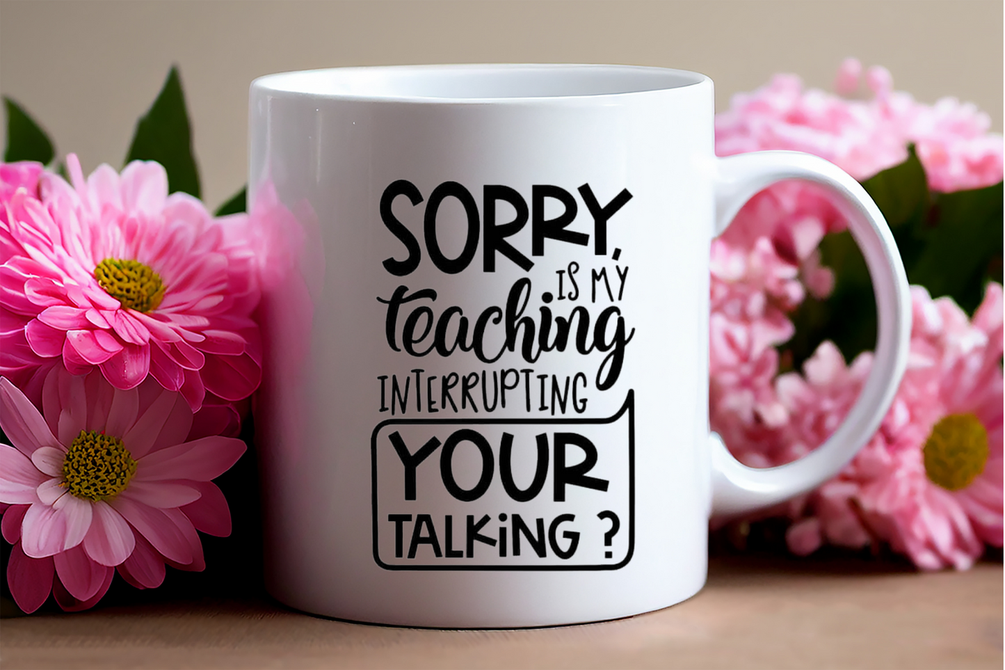 Sarcastic Teacher Mug