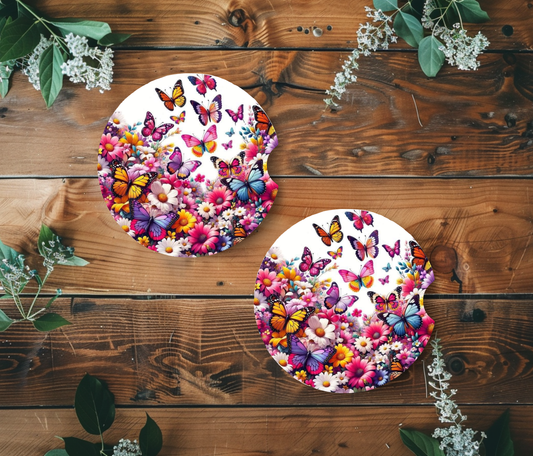 Butterfly Car Coasters