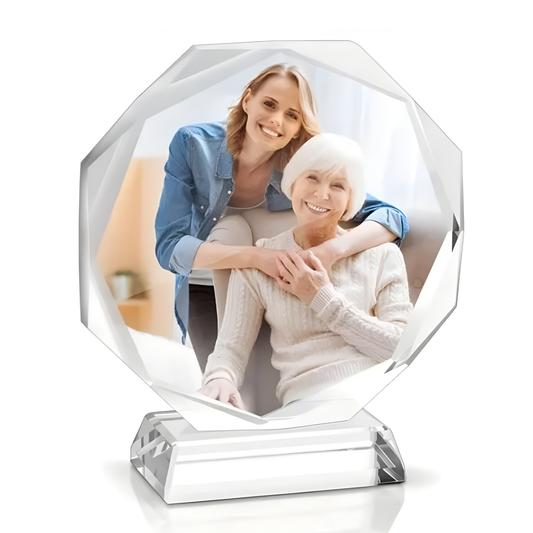 Custom Round Crystal Photo
