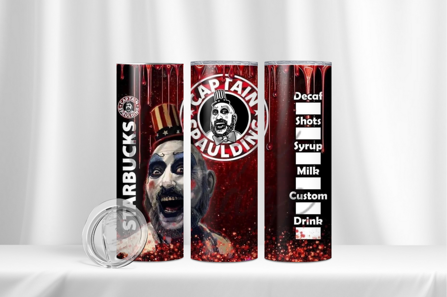 Captain Spaulding Starbucks Tumbler