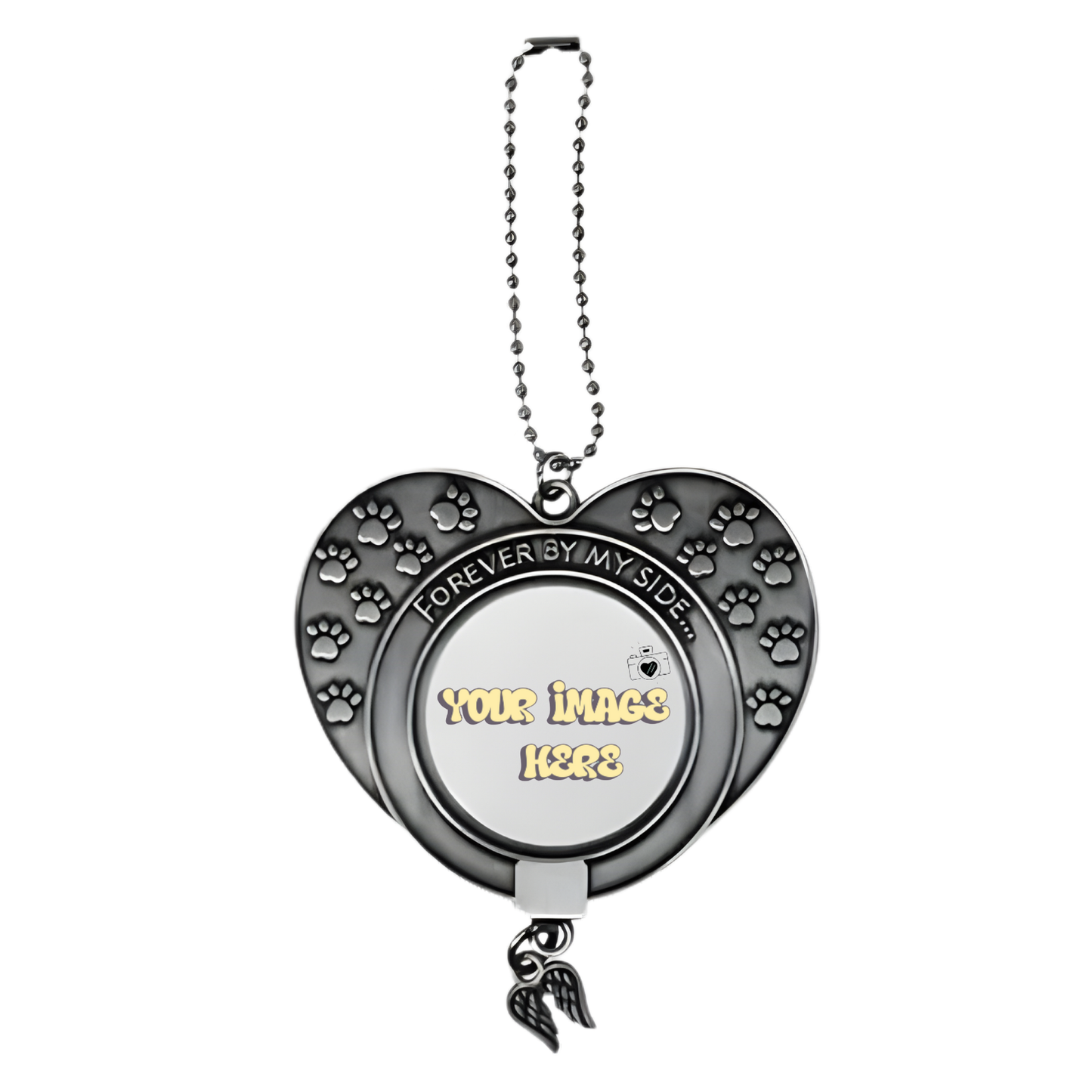 Custom “Forever By My Side” Pet Pendant