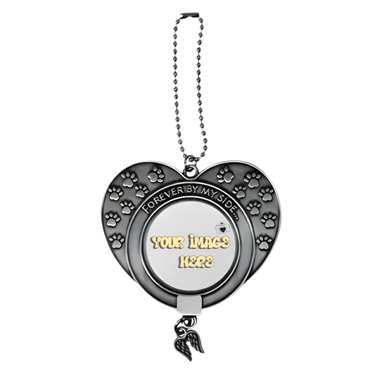 Custom “Forever By My Side” Pet Pendant