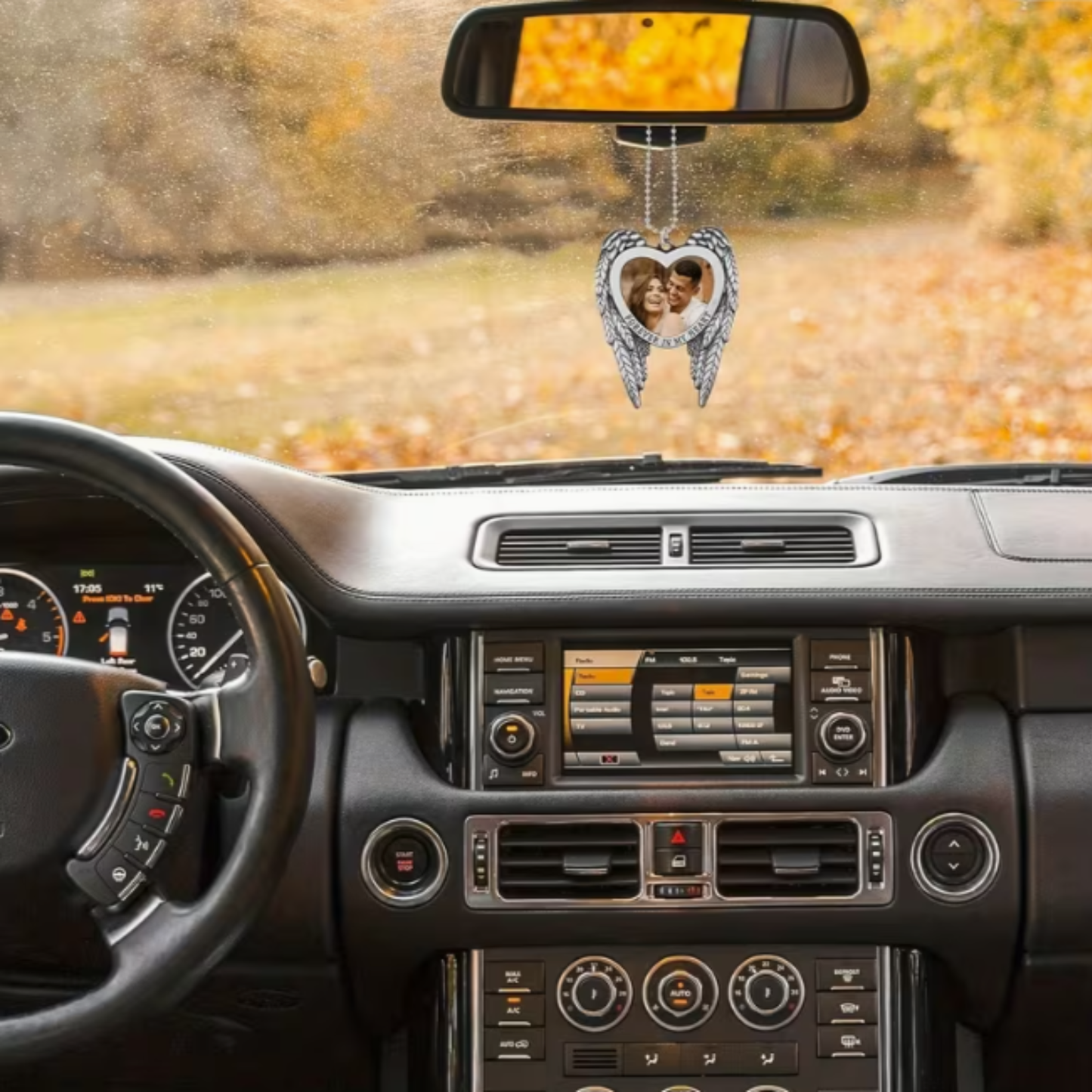 Custom “Forever in My Heart” Pendant – Rearview Mirror Memorial