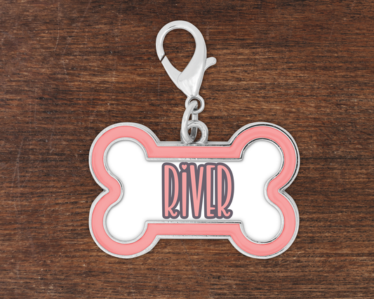 Custom Bone-Shaped Dog Tag Pendant