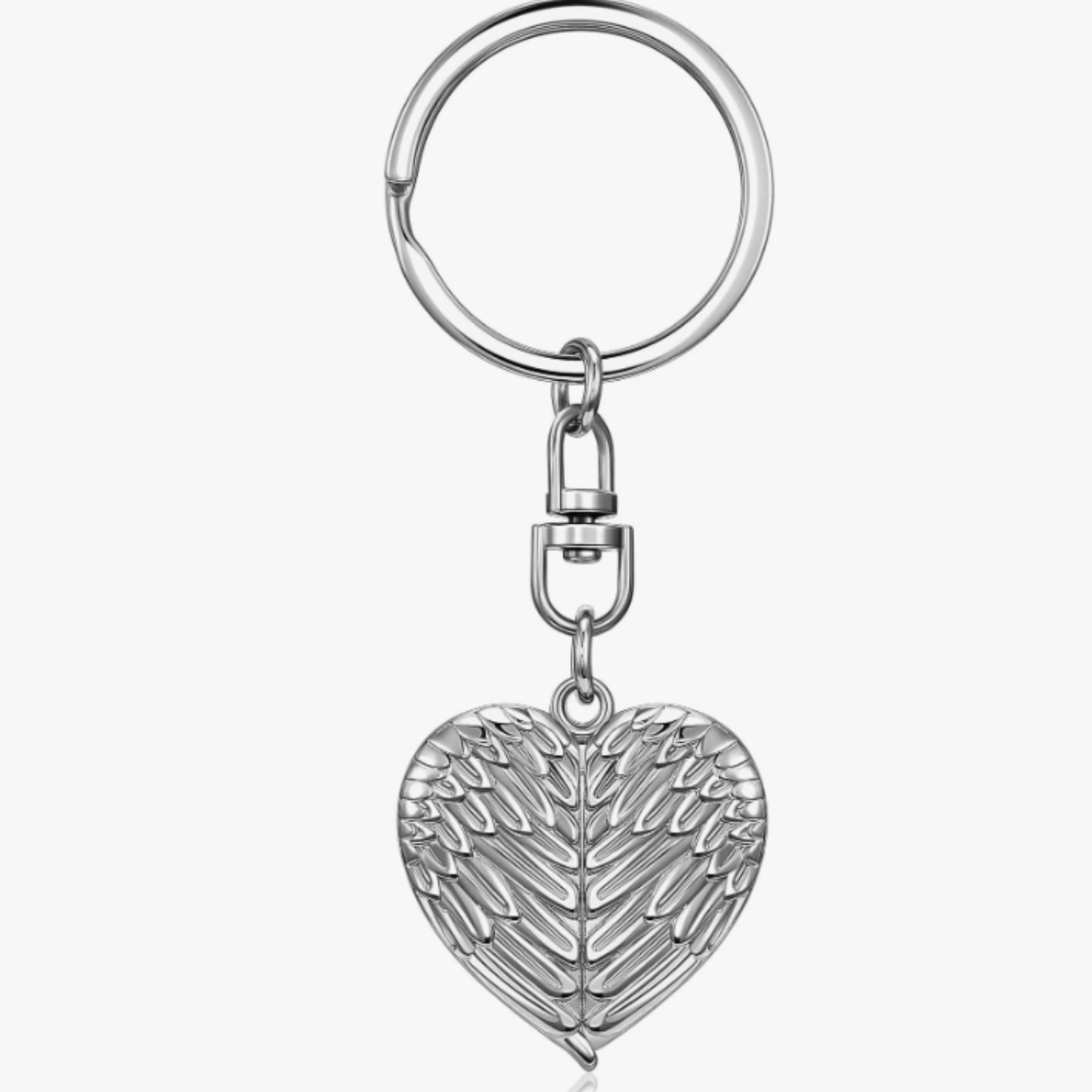 Custom Heart Wing Locket Necklace