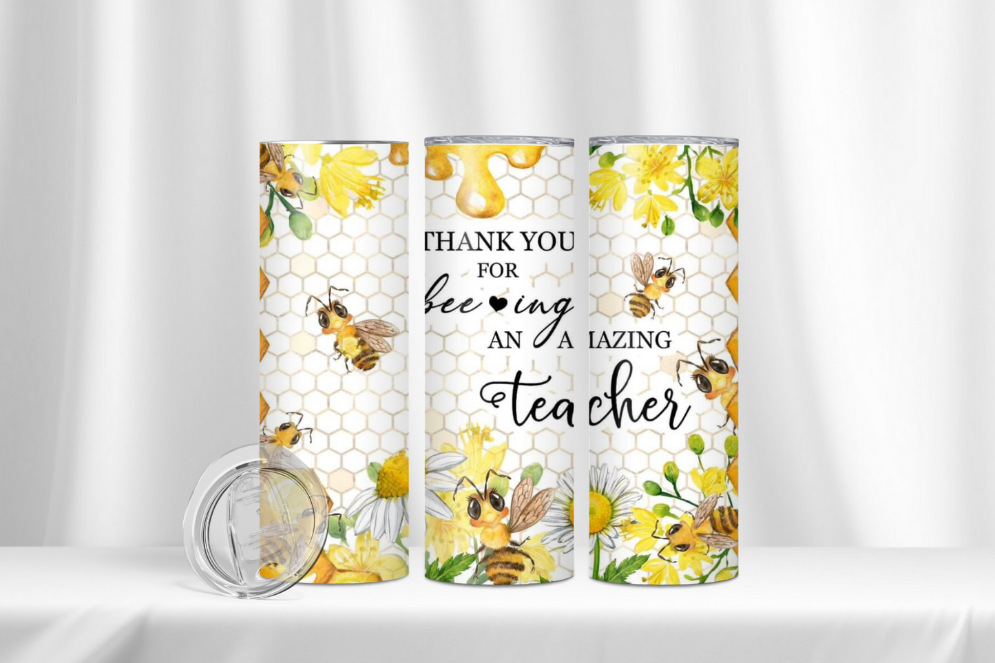 Bee-ing An Amazing Teacher Tumbler