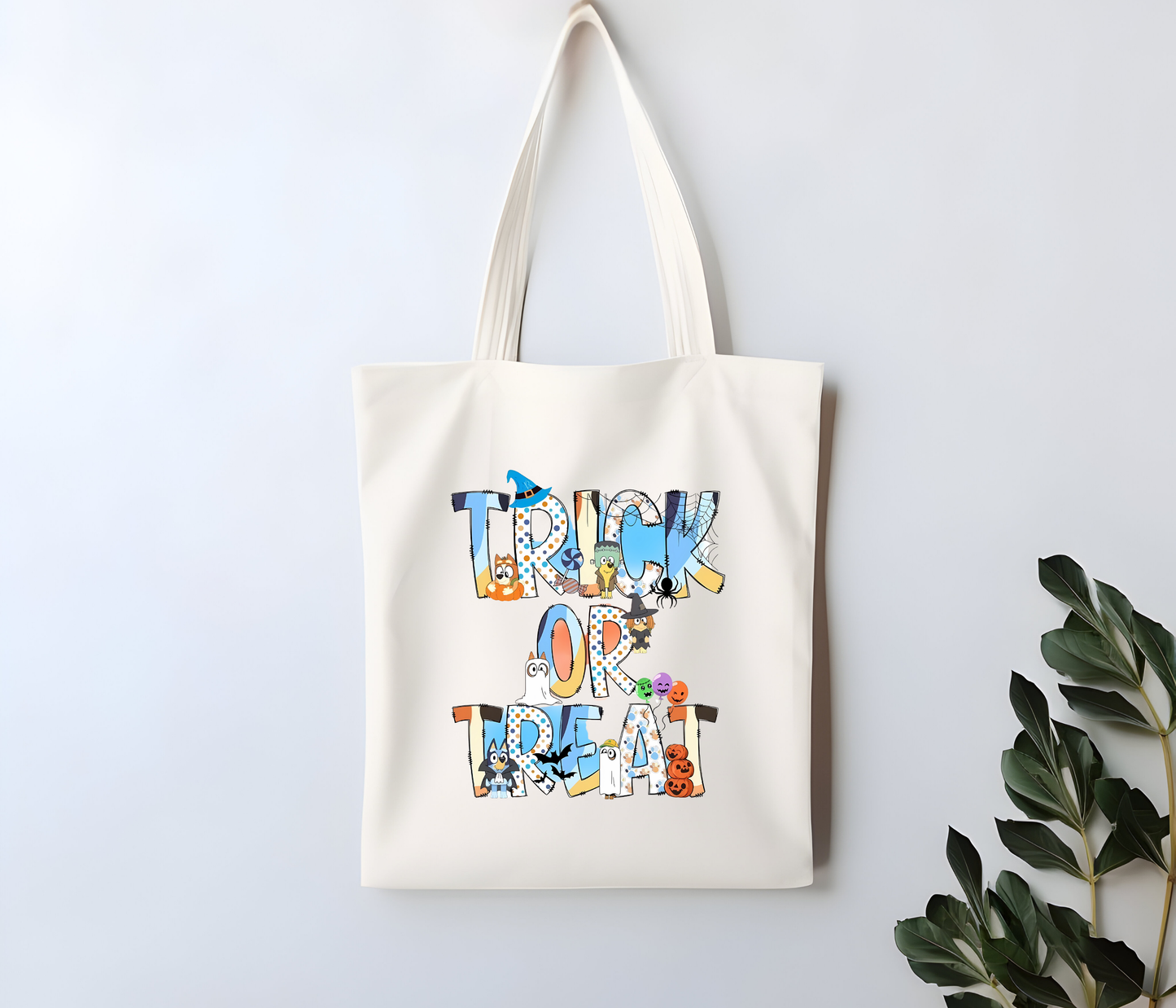 Bluey Halloween Trick or Treat Tote