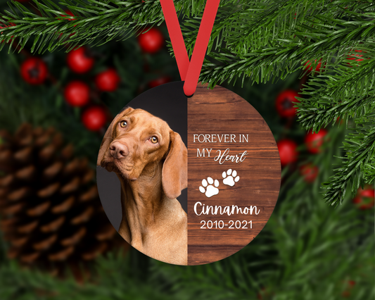 Forever In My Heart Pet Memorial Ornament