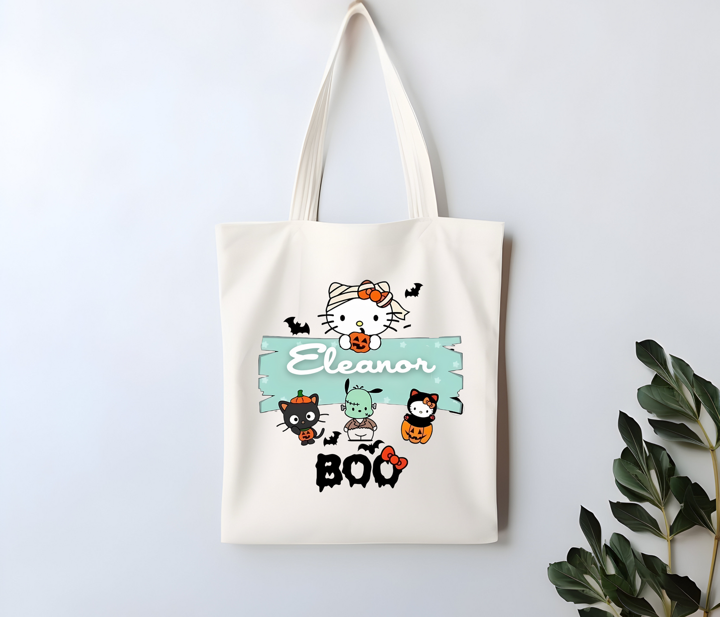 Custom Hello Kitty Custom Trick or Treat Tote