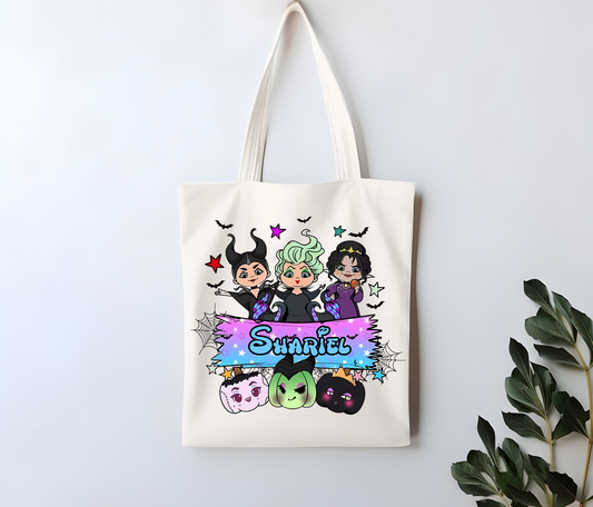 Custom Villian Trick or Treat Tote