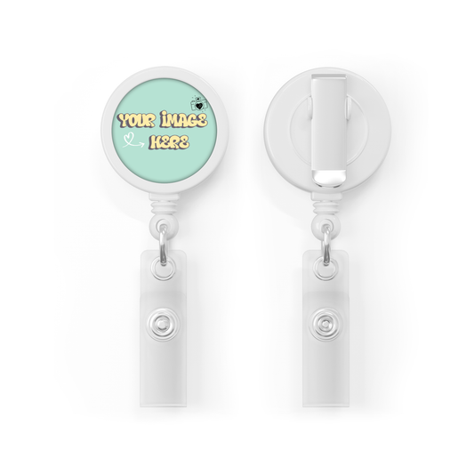 Custom White Badge Reel