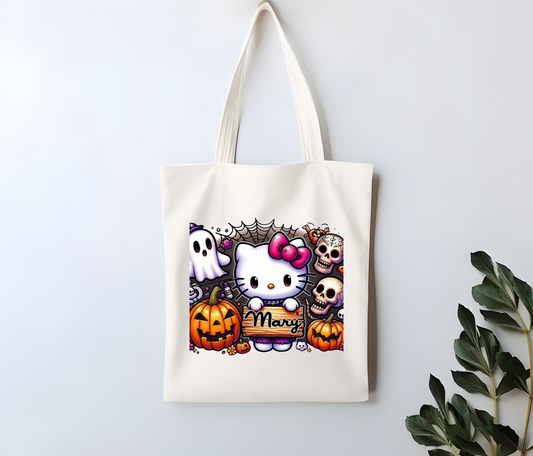 Custom Hello Kitty Custom Trick or Treat Tote