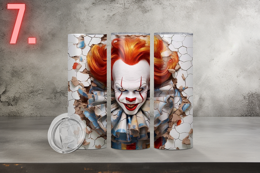 Scary Pennywise Tumbler