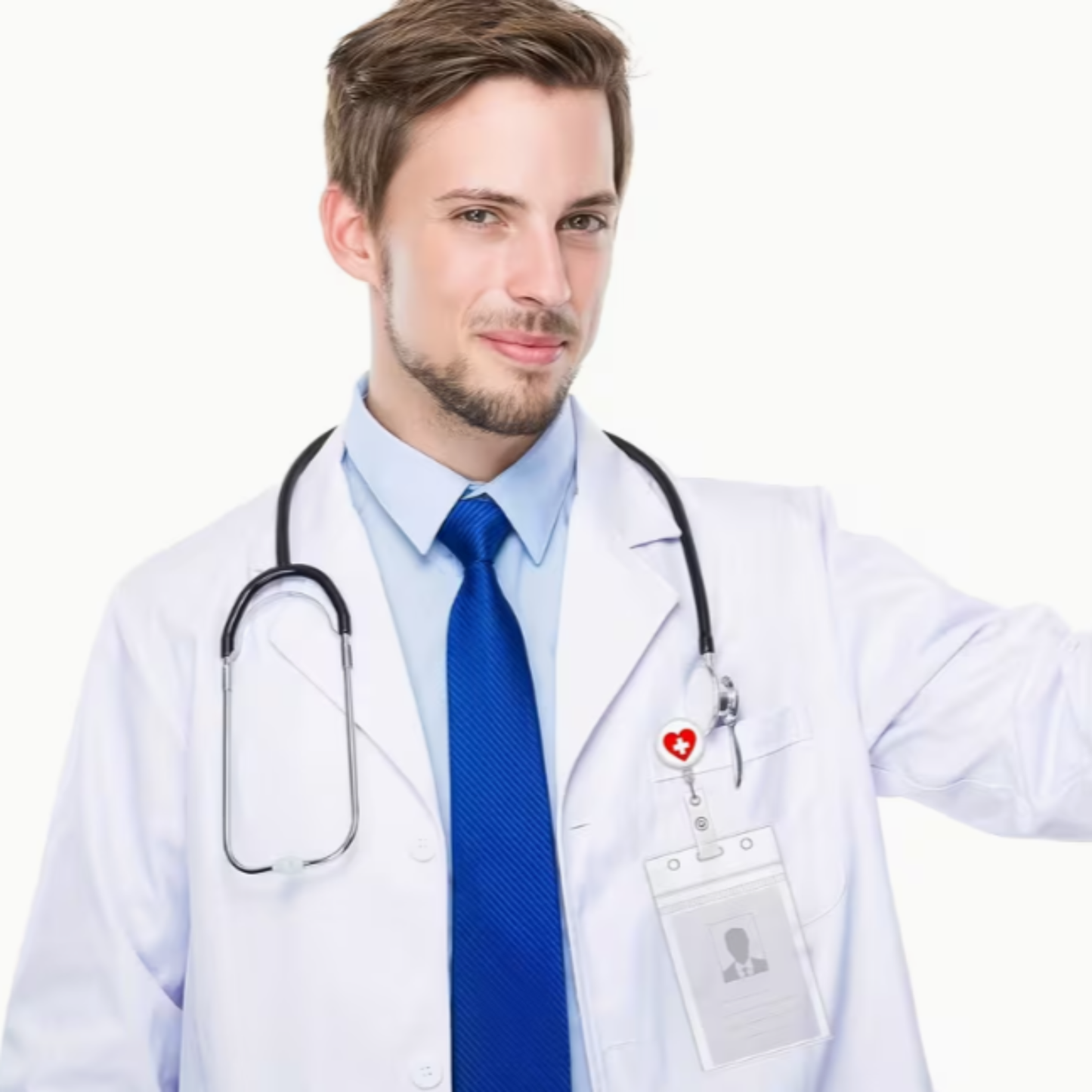 Custom White Badge Reel