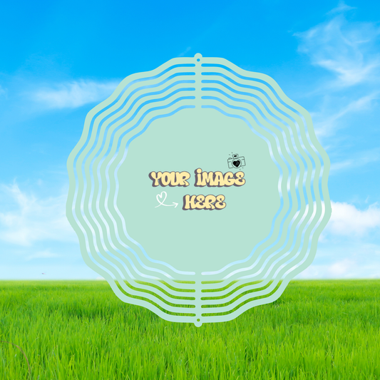 Custom 8-Inch Aluminum Wind Spinner