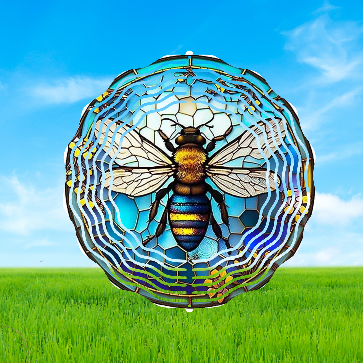 Custom 8-Inch Aluminum Wind Spinner