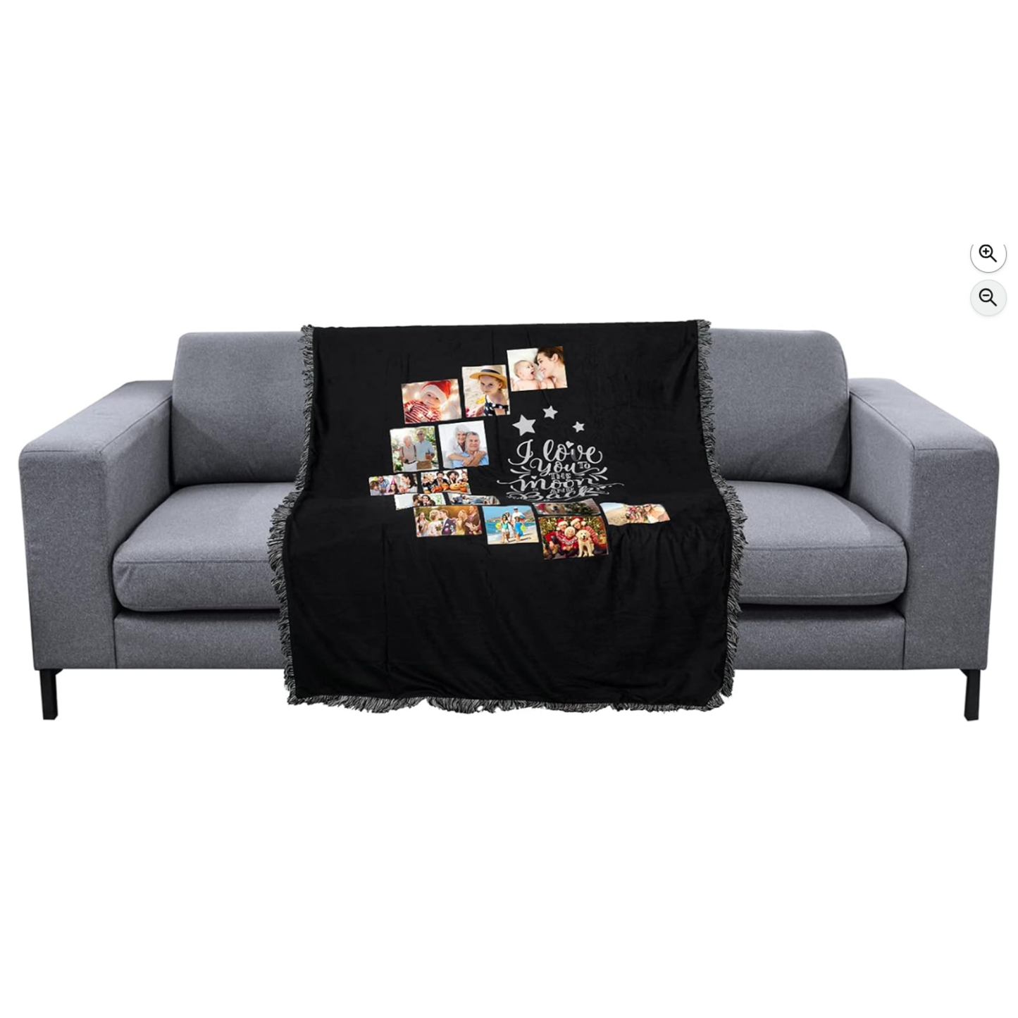 Custom “I Love You to the Moon and Back” Blanket