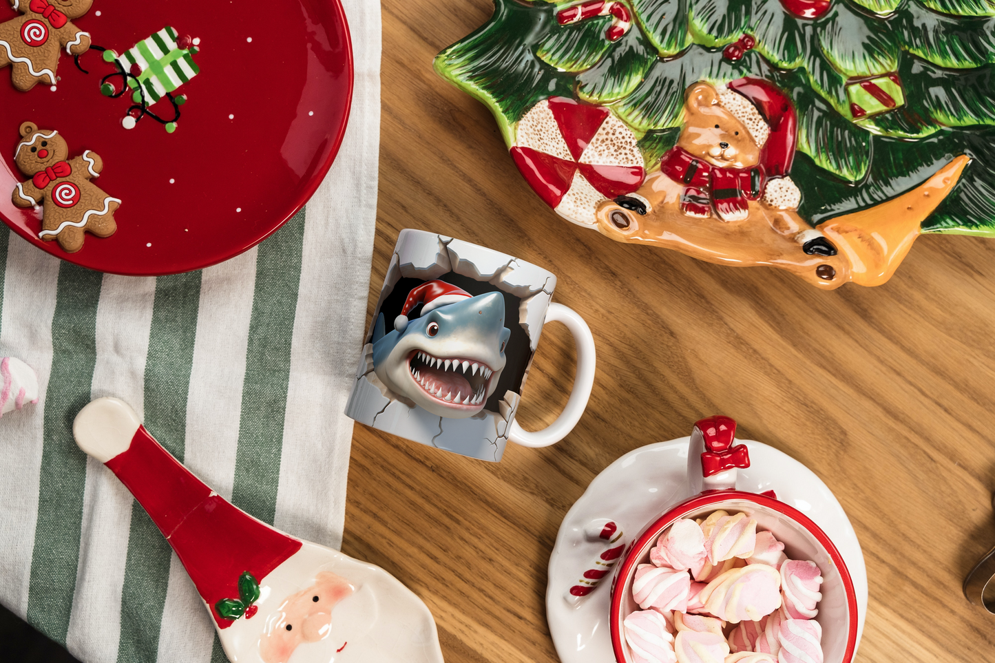 Christmas Shark Mug