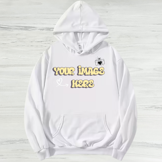 Custom White Sweatshirt